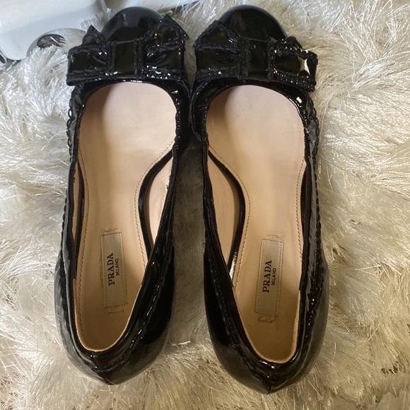 PRADA Calzature Donna Vernice black shoes - Picture 5 of 12